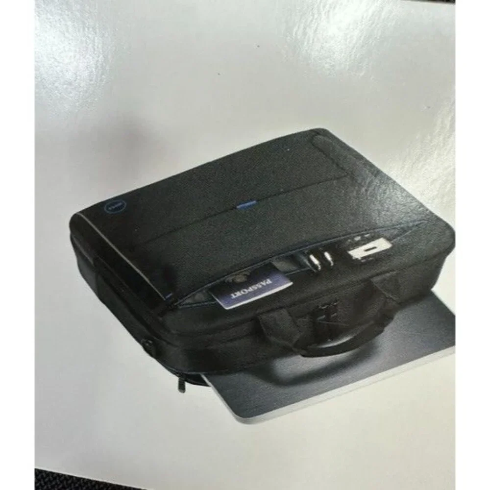 NWT Dell Black Laptop/Notebook Bag 15.6' w/Shoulder Strap- Case Handle Urban 2.0